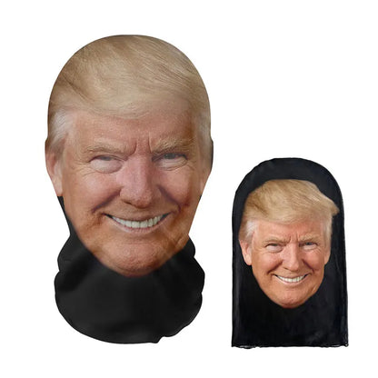 3D Funny Masks Elon Musk Full Face Pattern Printed Elastic Mesh Masks Funny Party Celebrity Cosplay Props Balaclava Headcovers