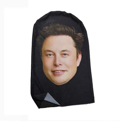 3D Funny Masks Elon Musk Full Face Pattern Printed Elastic Mesh Masks Funny Party Celebrity Cosplay Props Balaclava Headcovers