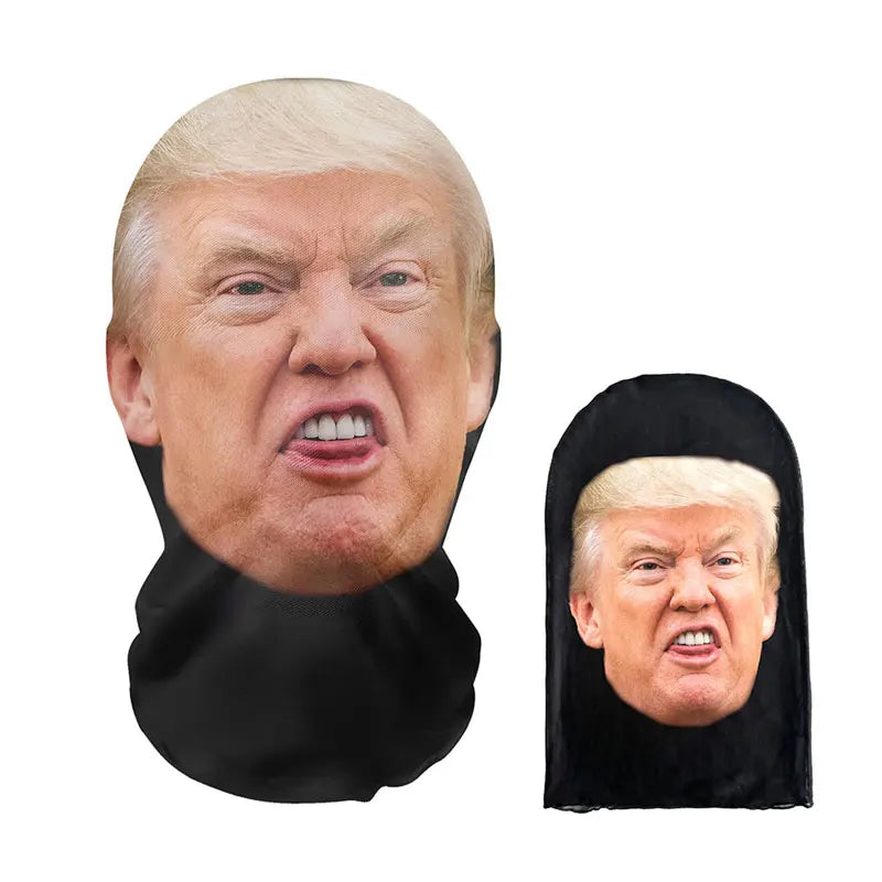 3D Funny Masks Elon Musk Full Face Pattern Printed Elastic Mesh Masks Funny Party Celebrity Cosplay Props Balaclava Headcovers